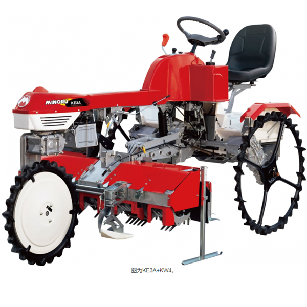 MINORU日本進口水田驅動除草機KWM4四行型