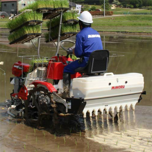 MINORU日本進口水田驅動除草機KWM4四行型