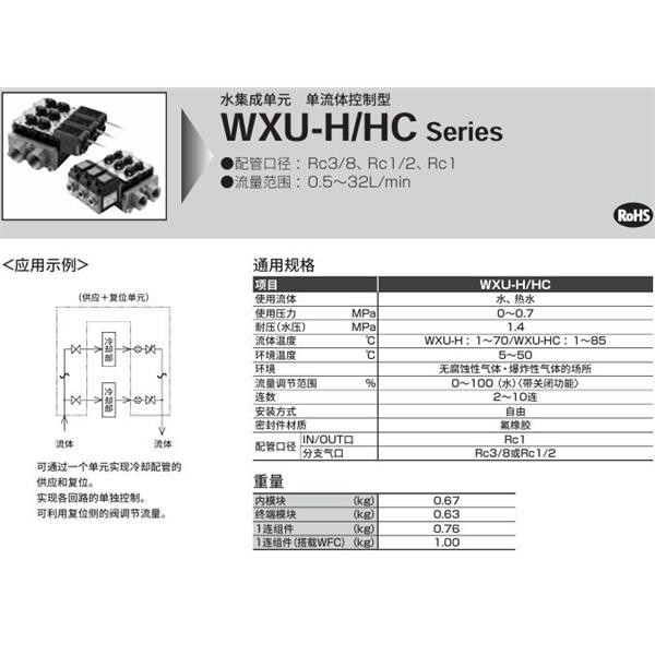 CKD喜開理水集成單元WXU-HC-2-L-10-150-NA-L3