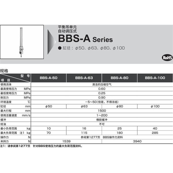 CKD喜開理平衡吊單元BBS-A-U-00-50D-300Y