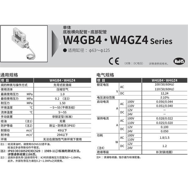 CKD喜開理插入式集成閥W4GZ450-10-R1MF-3